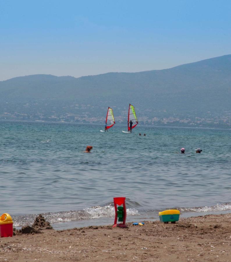 Kima: Relaxing Beach Home Next To Sparkling Waters Néa Mákri Exterior foto